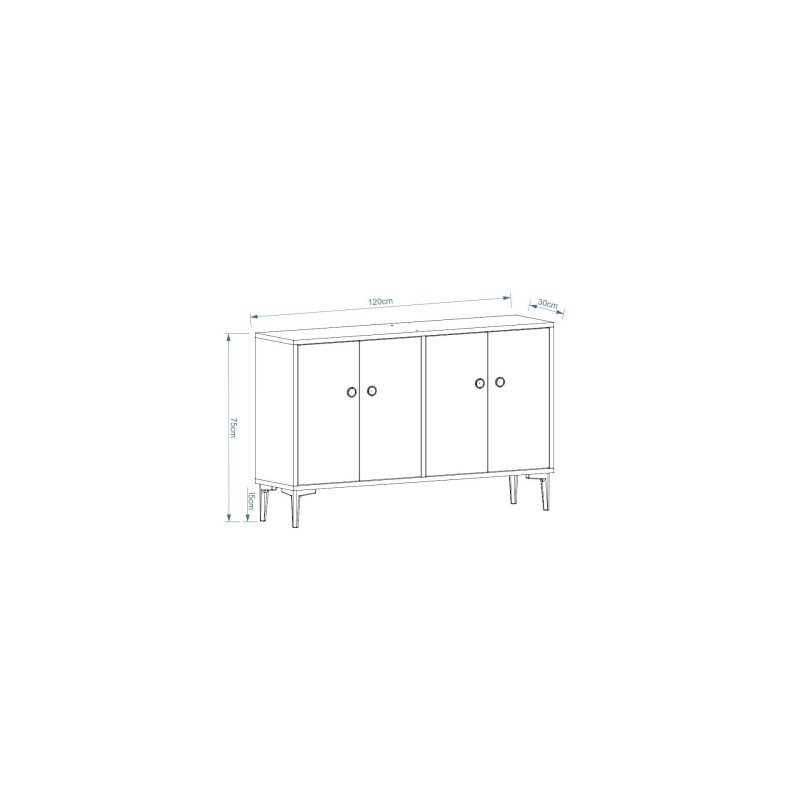 TV Stand Myria - White White