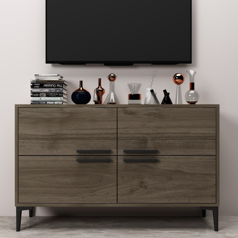 TV Stand Ctn - Walnut Walnut