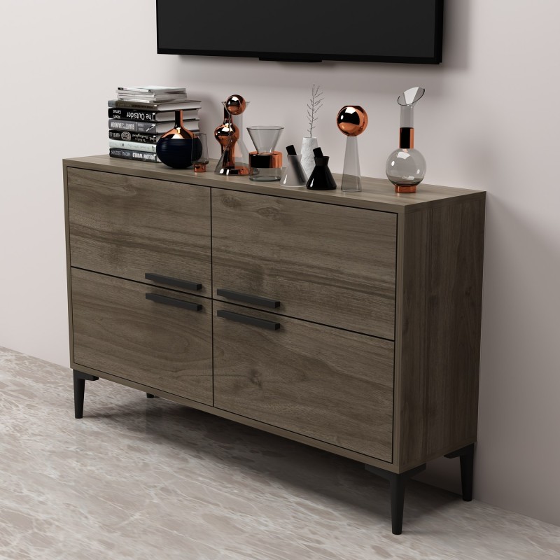 TV Stand Ctn - Walnut Walnut