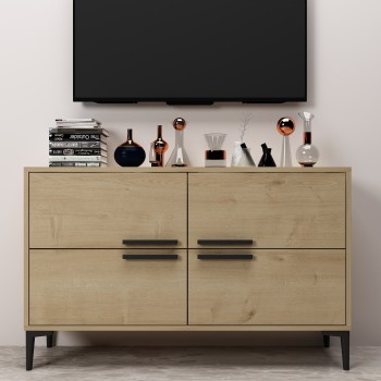 TV Stand Ctn - Sapphire Oak Sapphire Oak