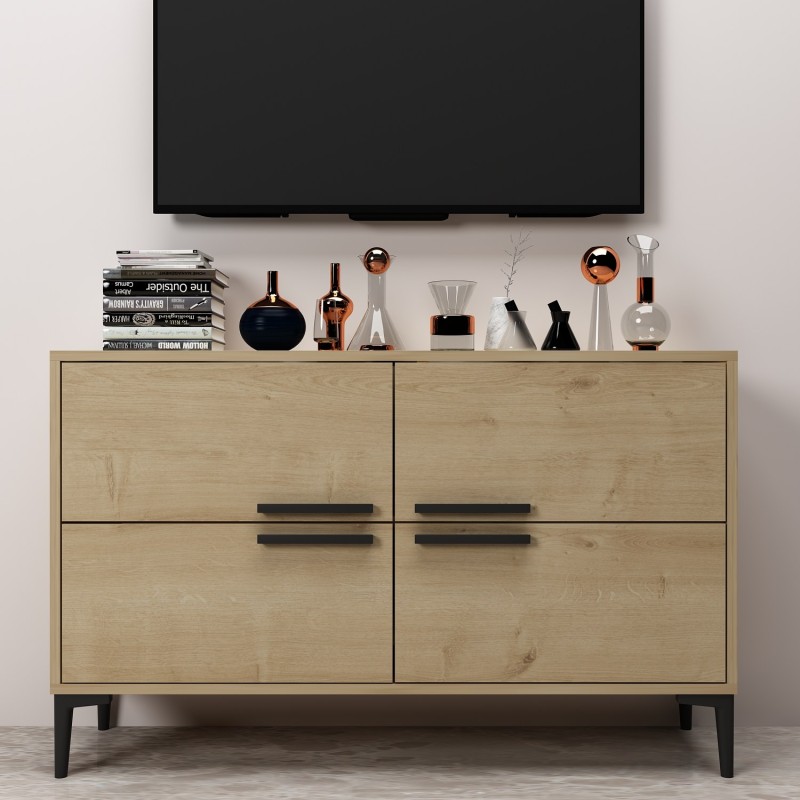 TV Stand Ctn - Sapphire Oak Sapphire Oak