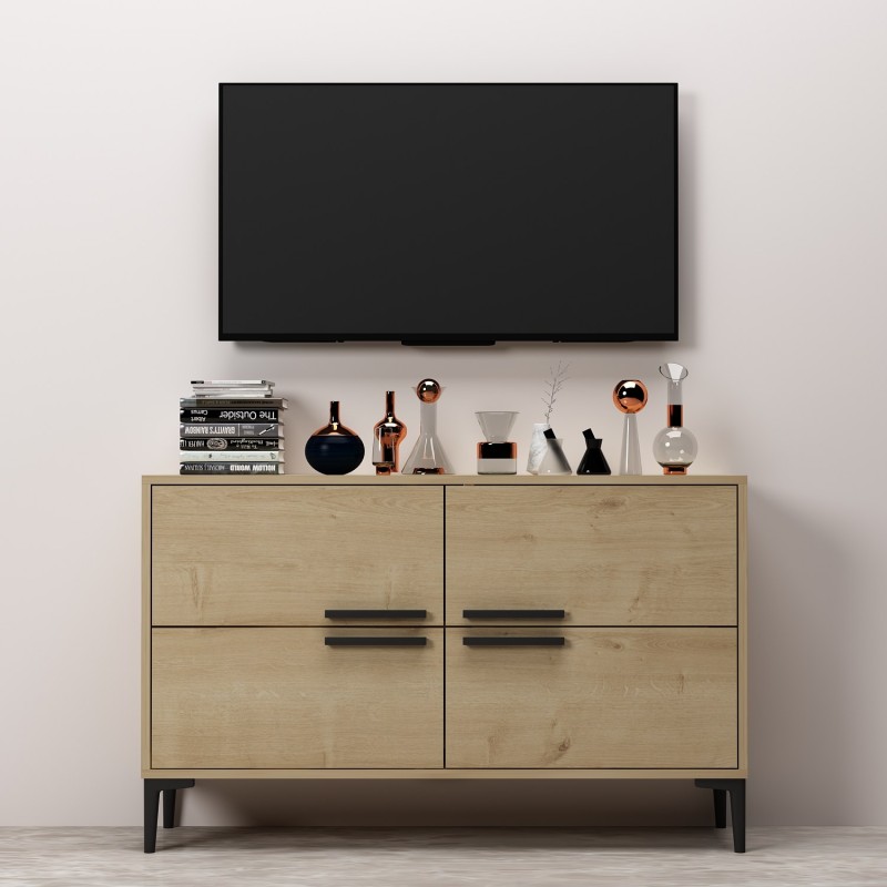 TV Stand Ctn - Sapphire Oak Sapphire Oak