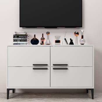 TV Stand Ctn - White White