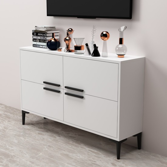 TV Stand Ctn - White White TV Stand Ctn - White White