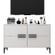 TV Stand Ctn - White White TV Stand Ctn - White White