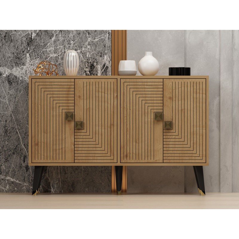 Console Ahart - Sapphire Oak, Gold Sapphire Oak
Gold