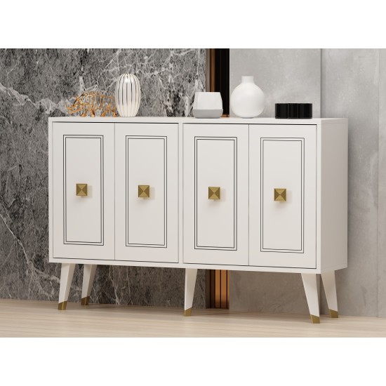 Console Hartın - White, Gold White
Gold Console Hartın - White, Gold White
Gold