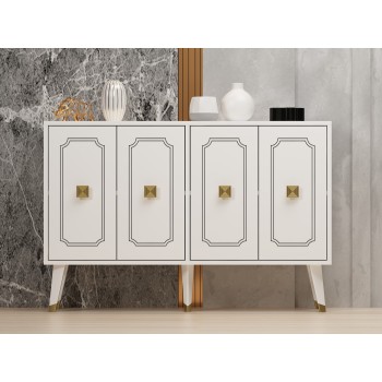Console Roland - White, Gold White
Gold
