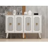Console Derasi - White, Gold White
Gold