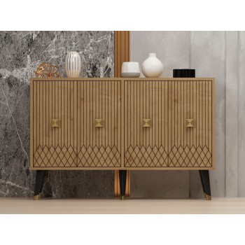 Console Carbın - Sapphire Oak, Gold Sapphire Oak
Gold
