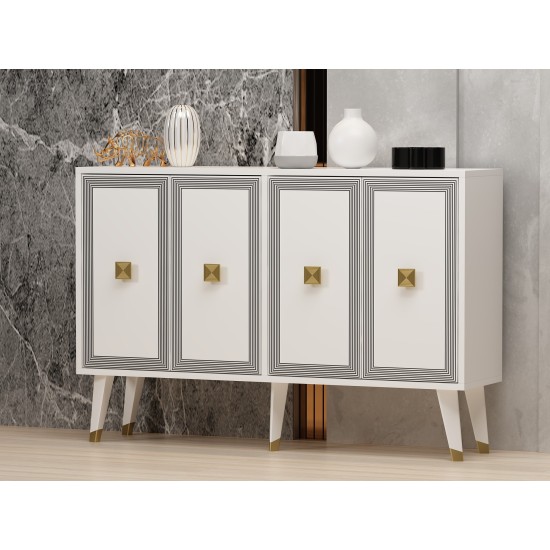 Console Ansel - White, Gold White
Gold Console Ansel - White, Gold White
Gold