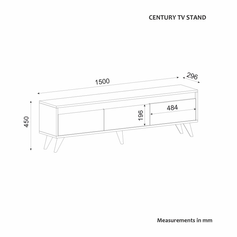 TV Stand Century Travertine
Anthracite