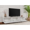 Έπιπλο Τηλεόρασης - Alvin - Χρώμα Λευκό - 180x31,4x42εκ