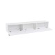 Έπιπλο Τηλεόρασης - Alvin - Χρώμα Λευκό - 180x31,4x42εκ Έπιπλο Τηλεόρασης - Alvin - Χρώμα Λευκό - 180x31,4x42εκ