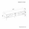 TV Stand Brendon - Anthracite Anthracite