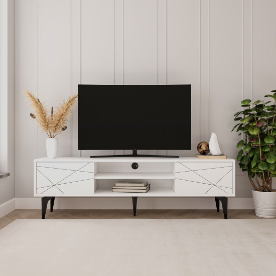 TV Stand Brendon - White White TV Stand Brendon - White White