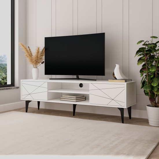 TV Stand Brendon - White White TV Stand Brendon - White White