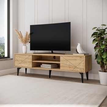 TV Stand Brendon - Sapphire Oak Sapphire Oak