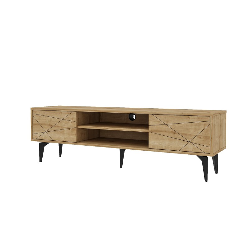 TV Stand Brendon - Sapphire Oak Sapphire Oak