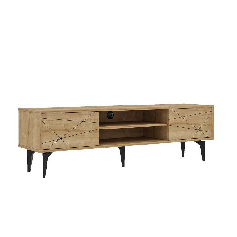 TV Stand Brendon - Sapphire Oak Sapphire Oak