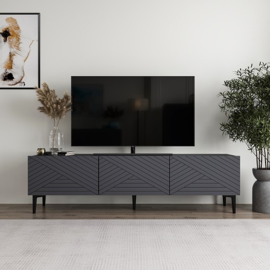 TV Stand Felix - Anthracite Anthracite TV Stand Felix - Anthracite Anthracite