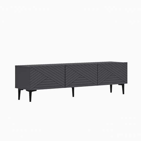 TV Stand Felix - Anthracite Anthracite TV Stand Felix - Anthracite Anthracite