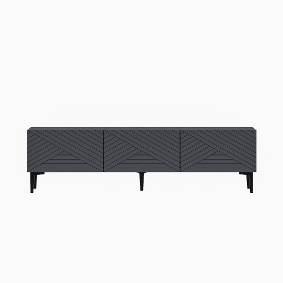 TV Stand Felix - Anthracite Anthracite TV Stand Felix - Anthracite Anthracite