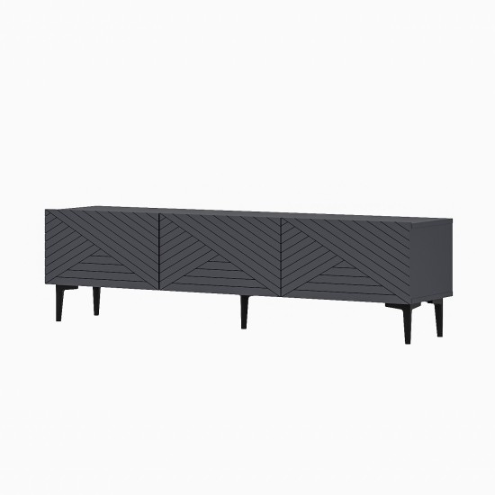 TV Stand Felix - Anthracite Anthracite TV Stand Felix - Anthracite Anthracite