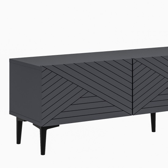 TV Stand Felix - Anthracite Anthracite TV Stand Felix - Anthracite Anthracite