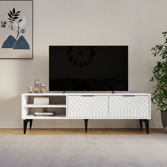 TV Stand Regina - White White TV Stand Regina - White White