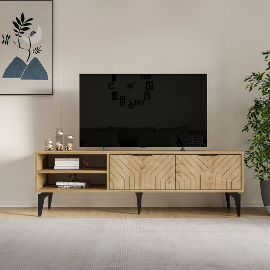 TV Stand Regina - Sapphire Oak Sapphire Oak TV Stand Regina - Sapphire Oak Sapphire Oak