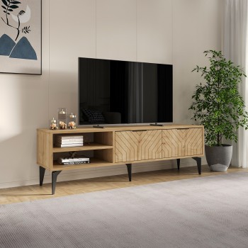 TV Stand Regina - Sapphire Oak Sapphire Oak