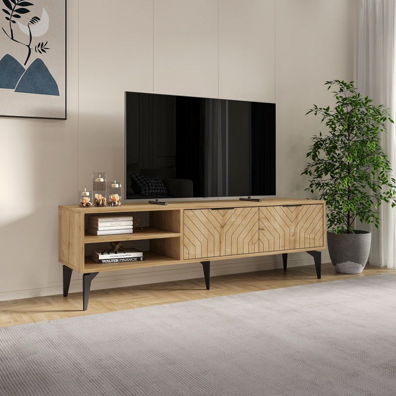TV Stand Regina - Sapphire Oak Sapphire Oak