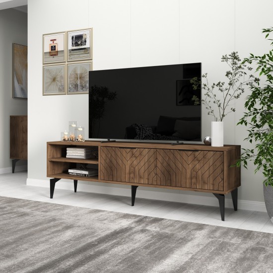 TV Stand Regina - Walnut Walnut TV Stand Regina - Walnut Walnut