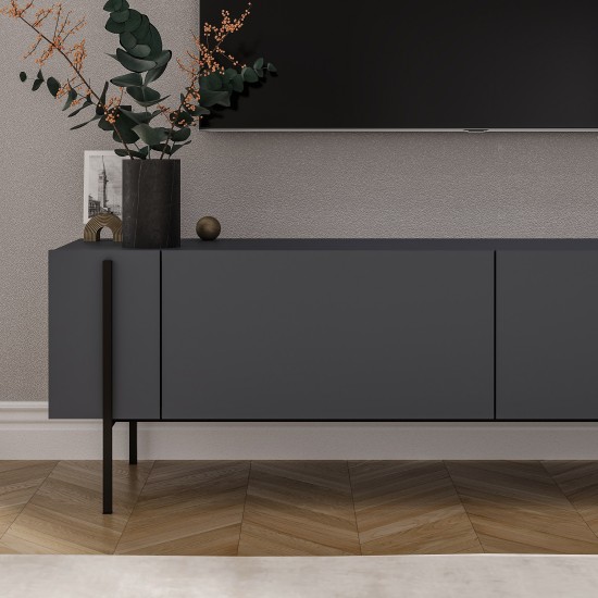 TV Stand Herman - Anthracite Anthracite TV Stand Herman - Anthracite Anthracite