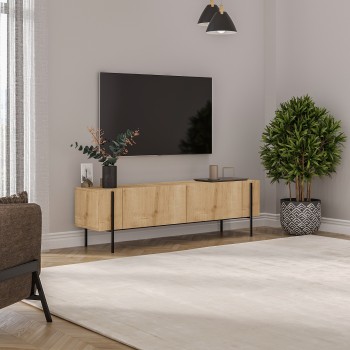 TV Stand Herman - Sapphire Oak Sapphire Oak