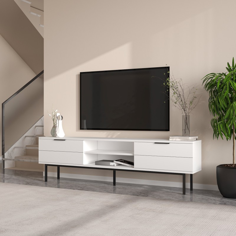 TV Stand Paul - White White