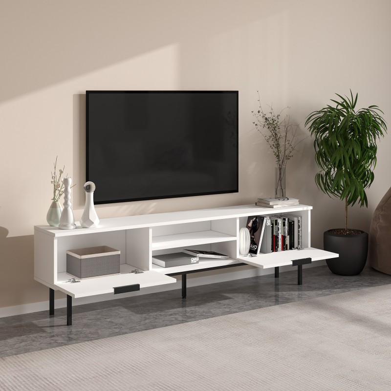 TV Stand Paul - White White