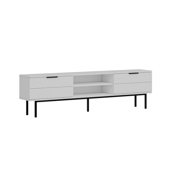 TV Stand Paul - White White TV Stand Paul - White White