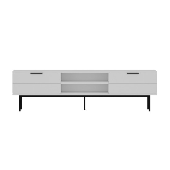 TV Stand Paul - White White TV Stand Paul - White White