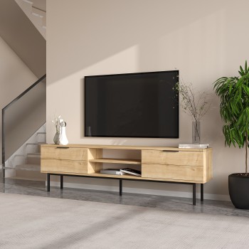 TV Stand Paul - Sapphire Oak Sapphire Oak