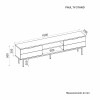 TV Stand Paul - Sapphire Oak Sapphire Oak