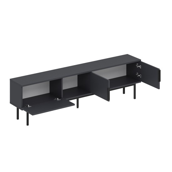 TV Stand Ramsey - Anthracite Anthracite TV Stand Ramsey - Anthracite Anthracite