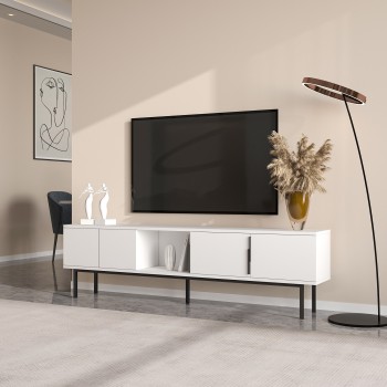 TV Stand Ramsey - White White
