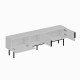 TV Stand Ramsey - White White TV Stand Ramsey - White White