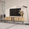 TV Stand Ramsey - Sapphire Oak Sapphire Oak