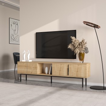 TV Stand Ramsey - Sapphire Oak Sapphire Oak