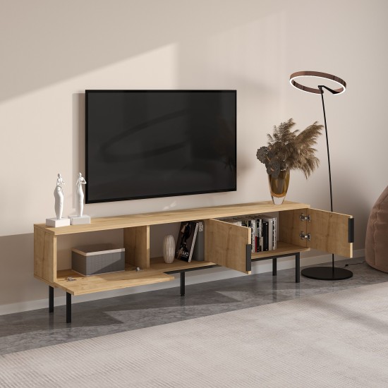 TV Stand Ramsey - Sapphire Oak Sapphire Oak TV Stand Ramsey - Sapphire Oak Sapphire Oak