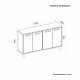 Console Venedik - Anthracite Anthracite