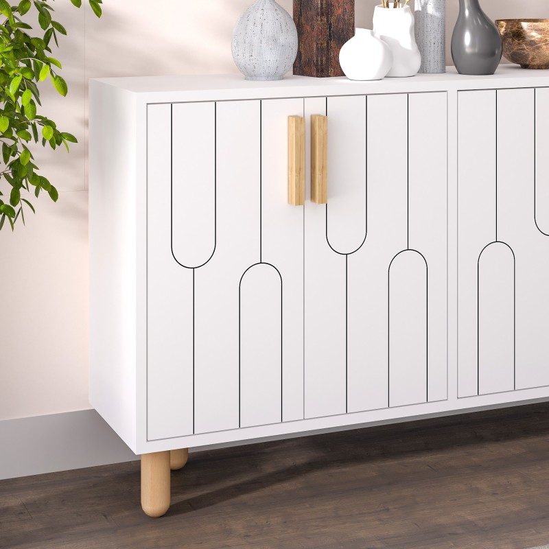 Console Vincent - White White